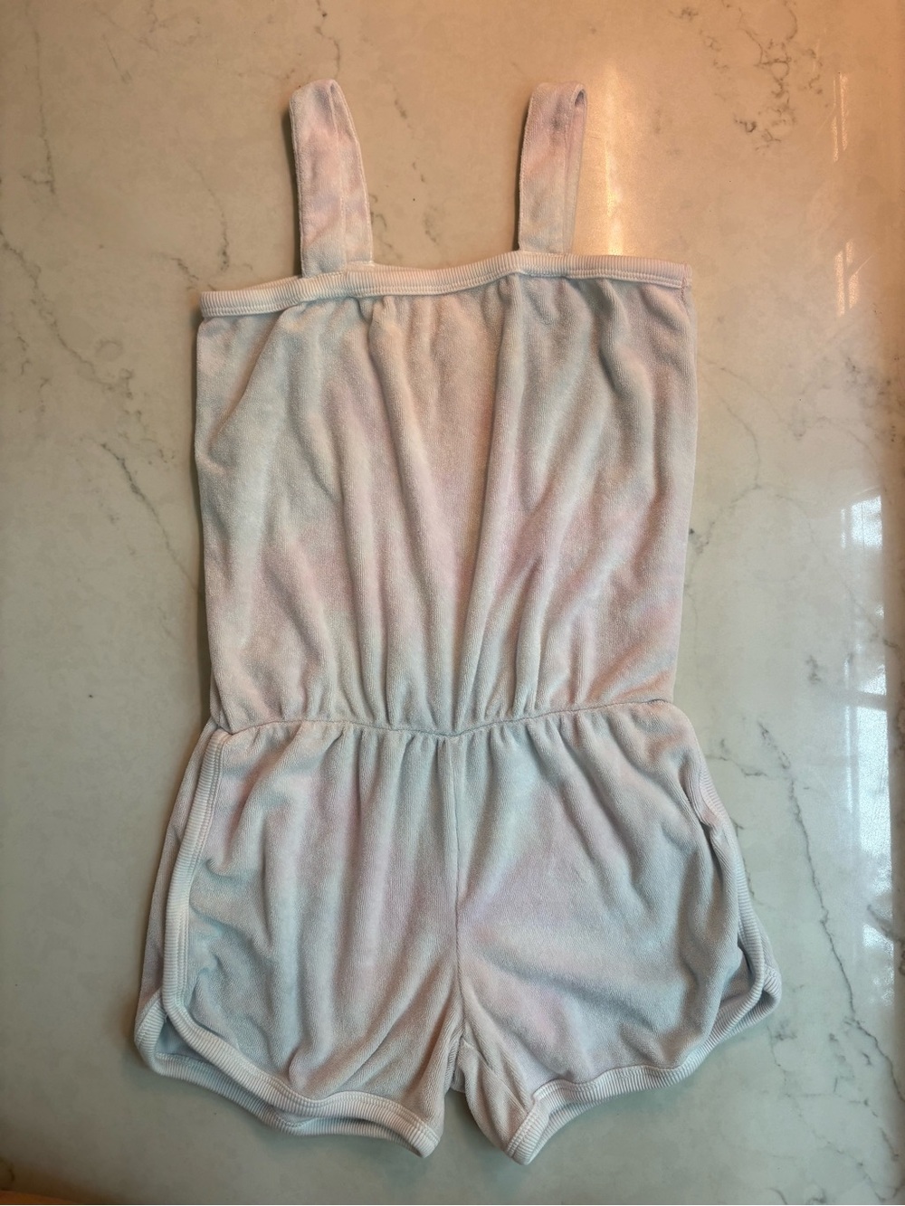GAP kids Pastel Tie-Dye Terry Romper